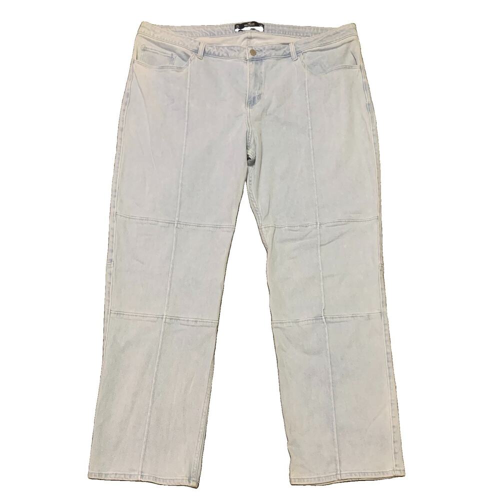 Hollister Womens Low Rise Dad Jeans Size 21 Long Light Wash Vintage Stretch